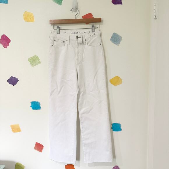 J. Crew Denim - 24 J.Crew White Slim Wide Leg Jeans NWT